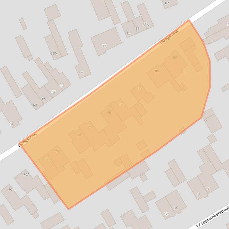 Kaart van postcodegebied 5502AZ.