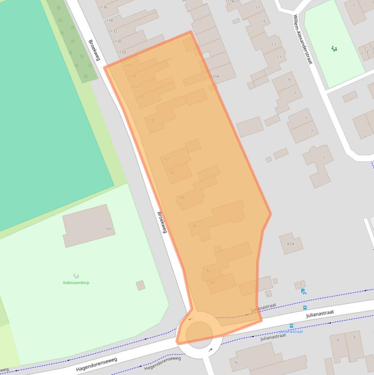 Kaart van postcodegebied 5502BC.