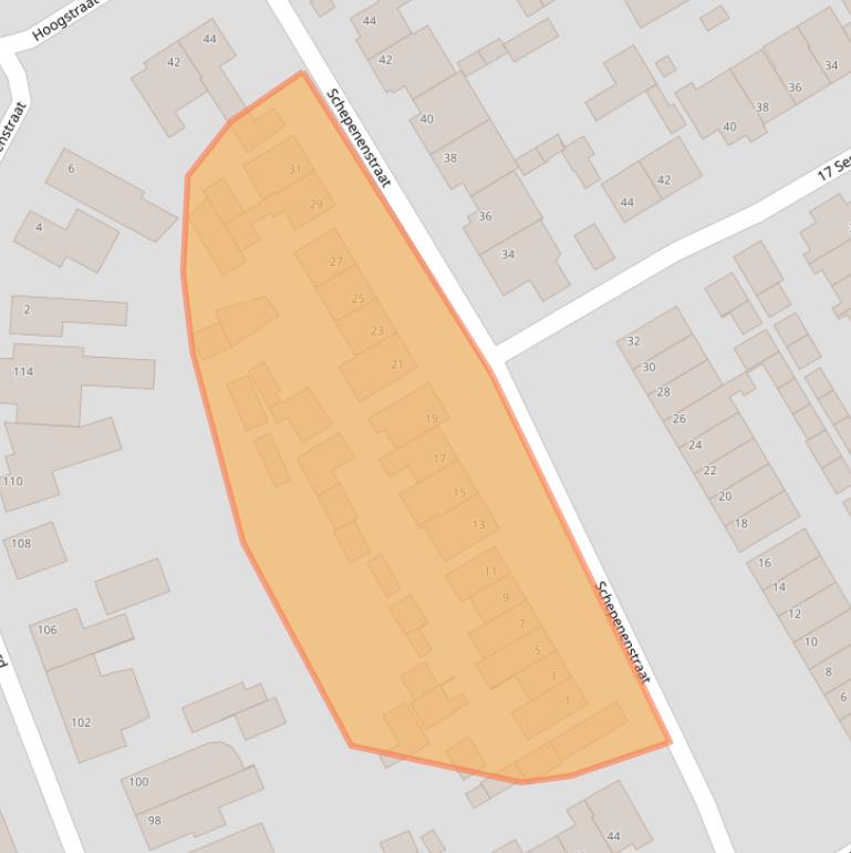 Kaart van postcodegebied 5502EH.