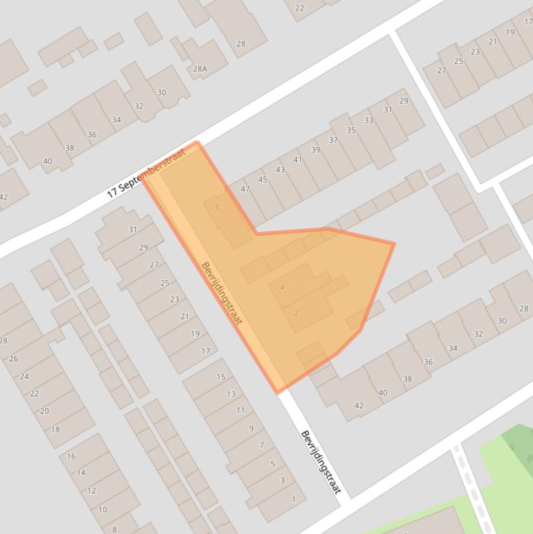 Kaart van postcodegebied 5502EL.