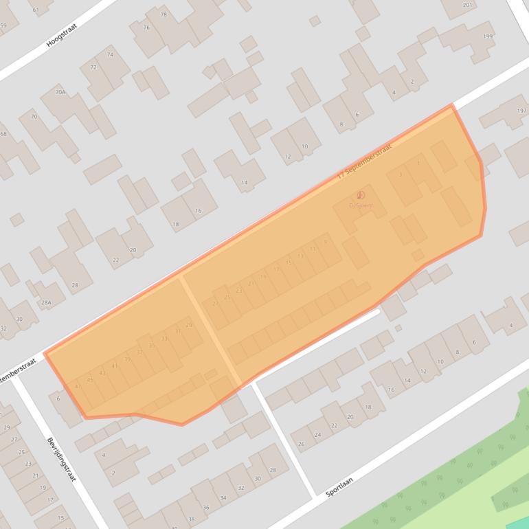 Kaart van postcodegebied 5502EM.