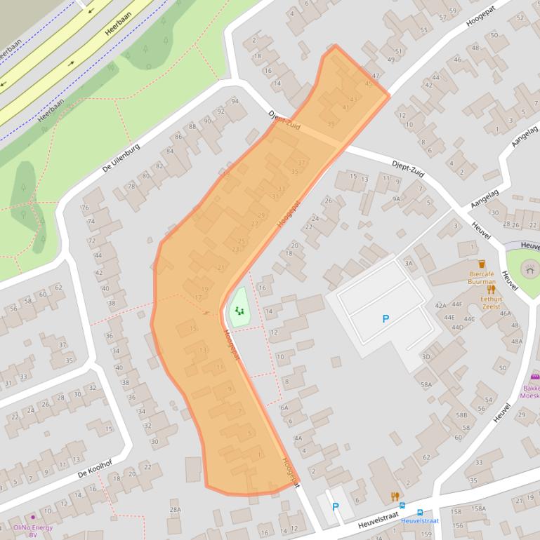 Kaart van postcodegebied 5502HA.