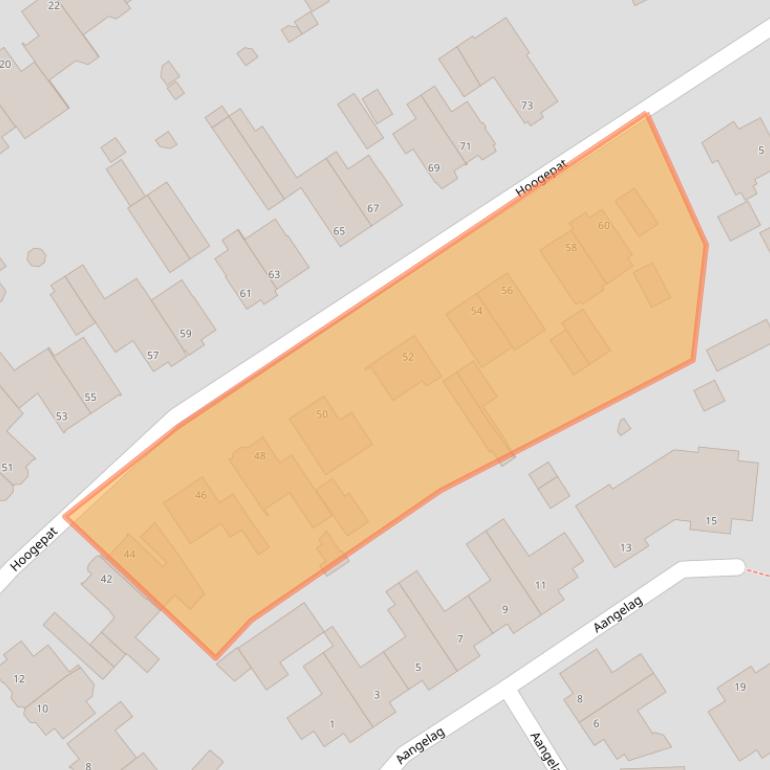 Kaart van postcodegebied 5502HD.