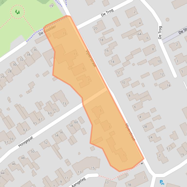 Kaart van postcodegebied 5502HH.