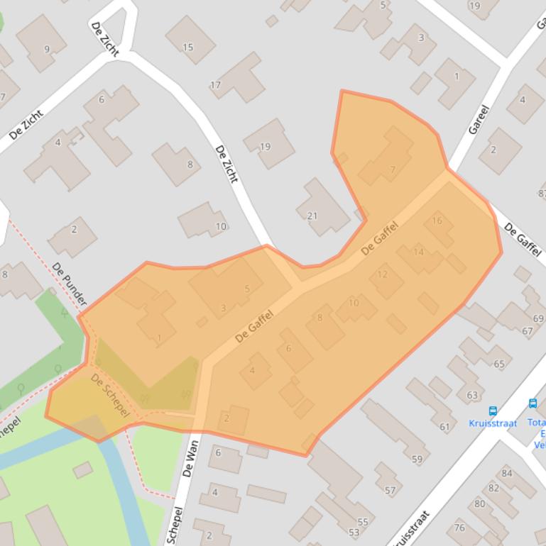 Kaart van postcodegebied 5502HT.