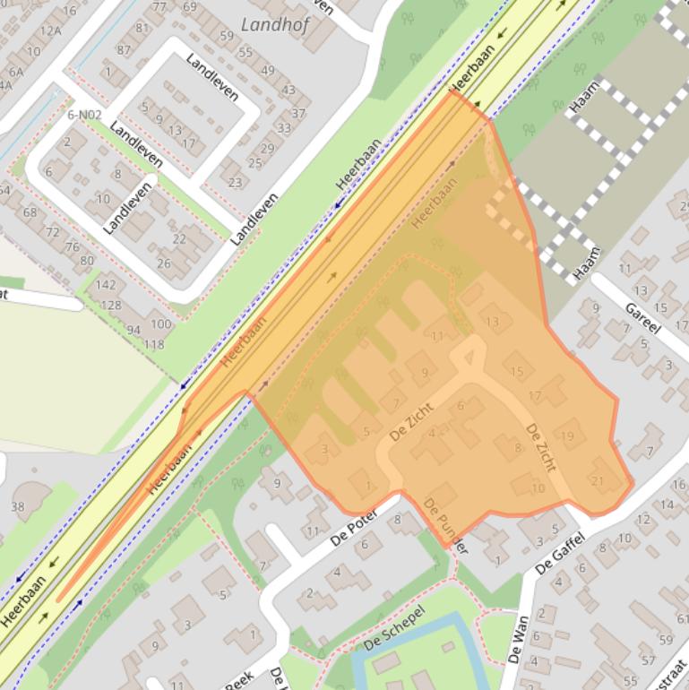 Kaart van postcodegebied 5502HV.