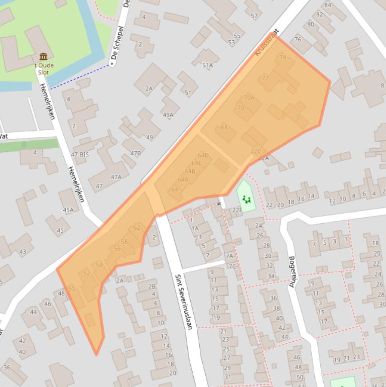 Kaart van postcodegebied 5502JG.