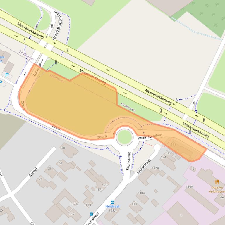 Kaart van postcodegebied 5502JK.