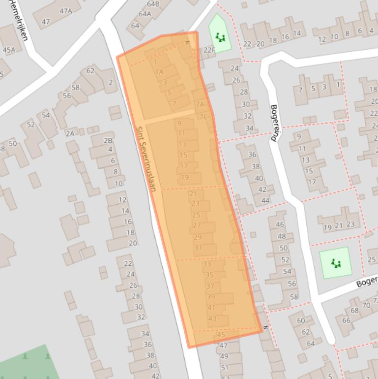 Kaart van postcodegebied 5502JL.