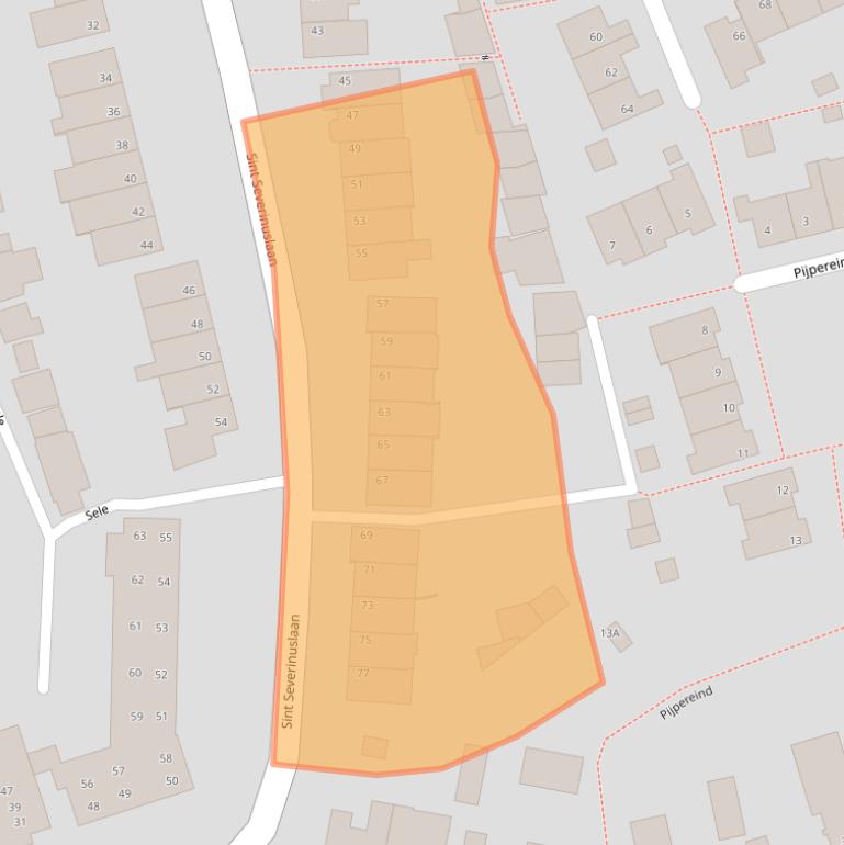 Kaart van postcodegebied 5502JM.