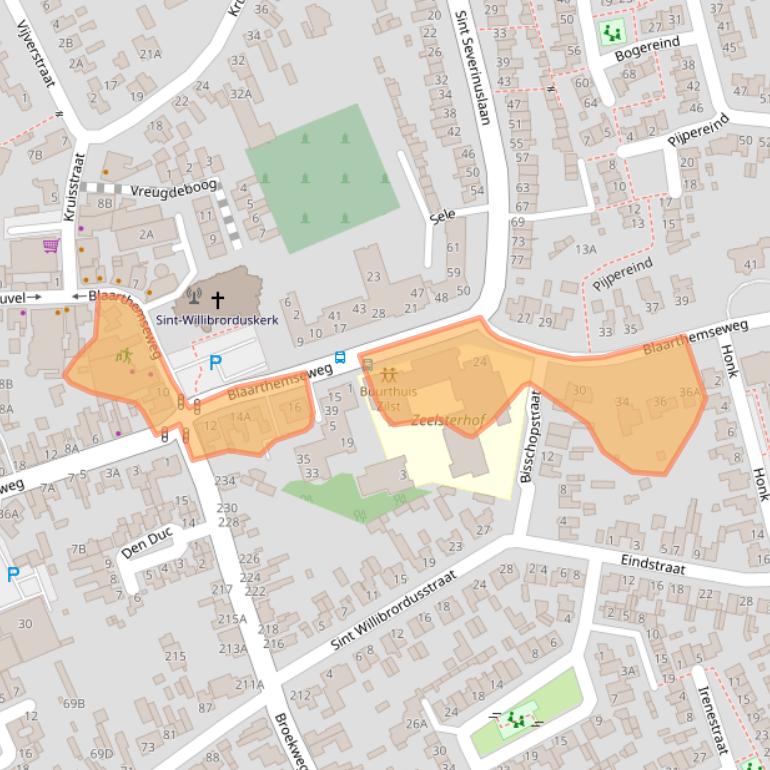 Kaart van postcodegebied 5502JV.