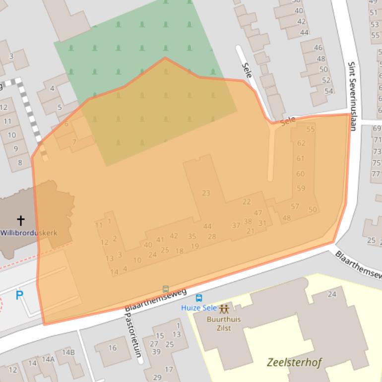 Kaart van postcodegebied 5502NC.