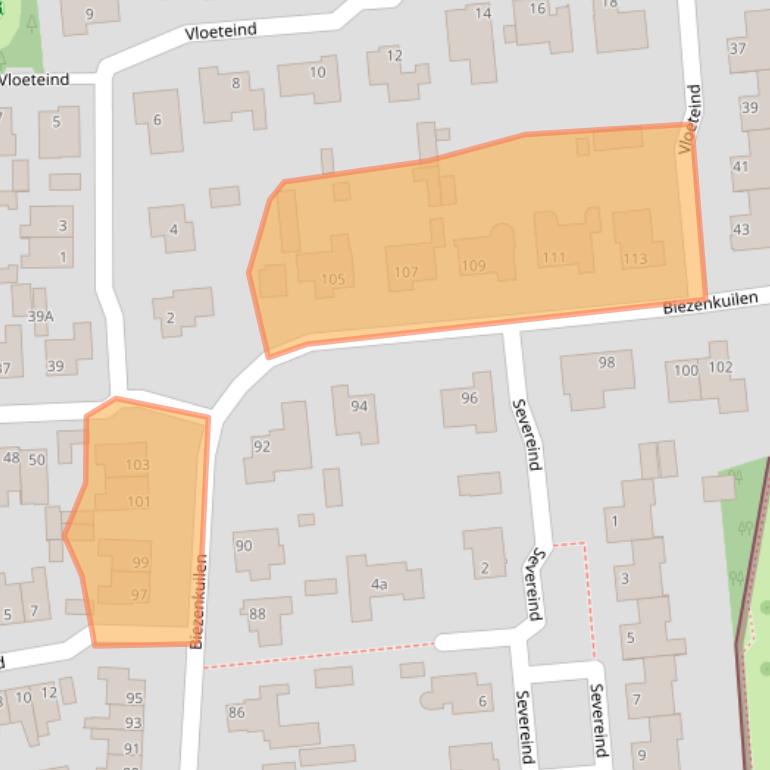 Kaart van postcodegebied 5502PC.