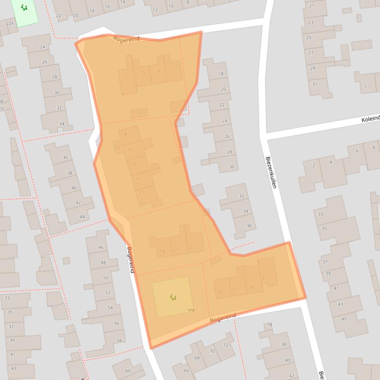 Kaart van postcodegebied 5502PH.