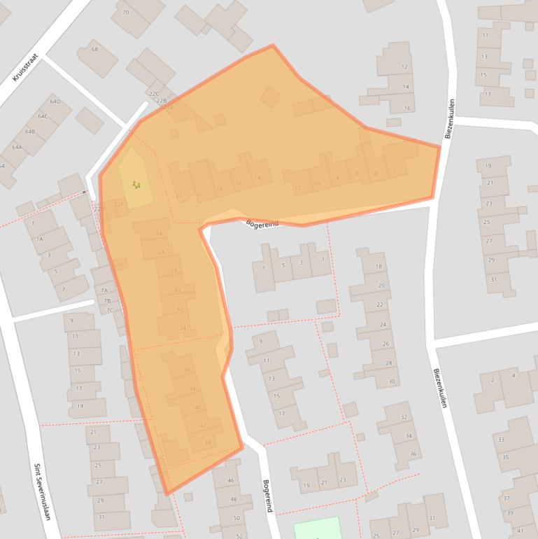 Kaart van postcodegebied 5502PJ.