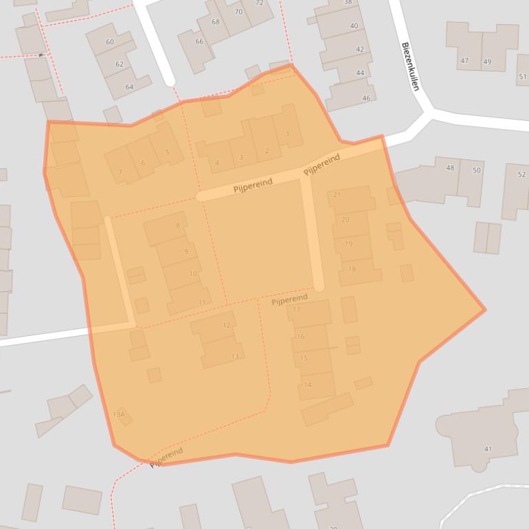 Kaart van postcodegebied 5502PL.