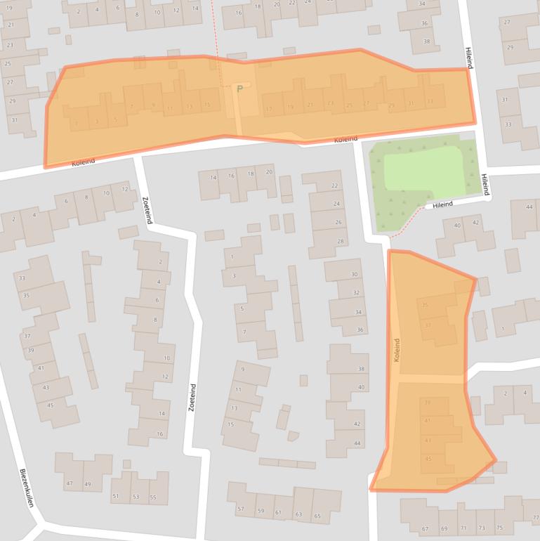 Kaart van postcodegebied 5502PN.