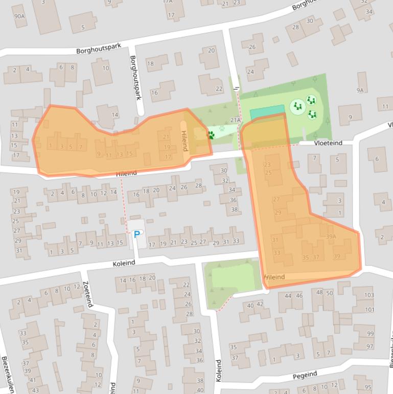 Kaart van postcodegebied 5502PR.