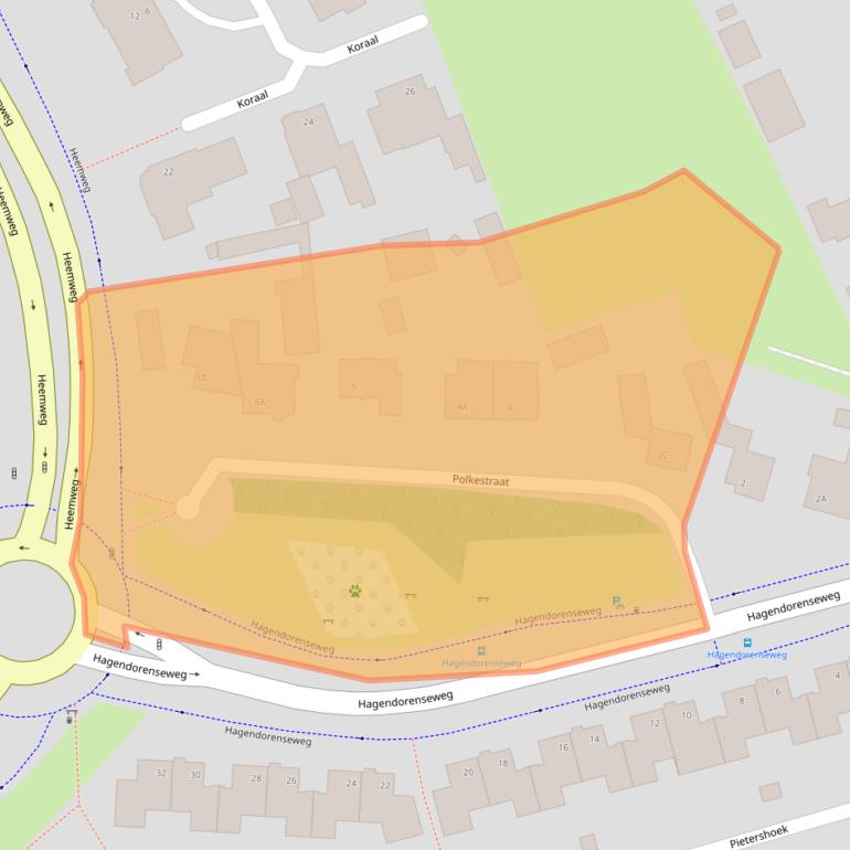 Kaart van postcodegebied 5502RC.