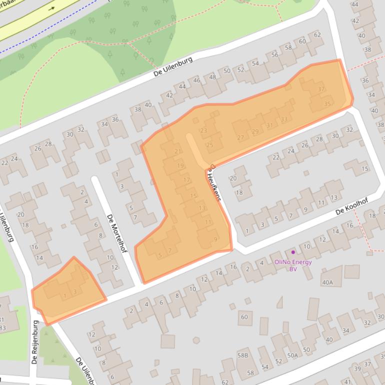 Kaart van postcodegebied 5502RE.
