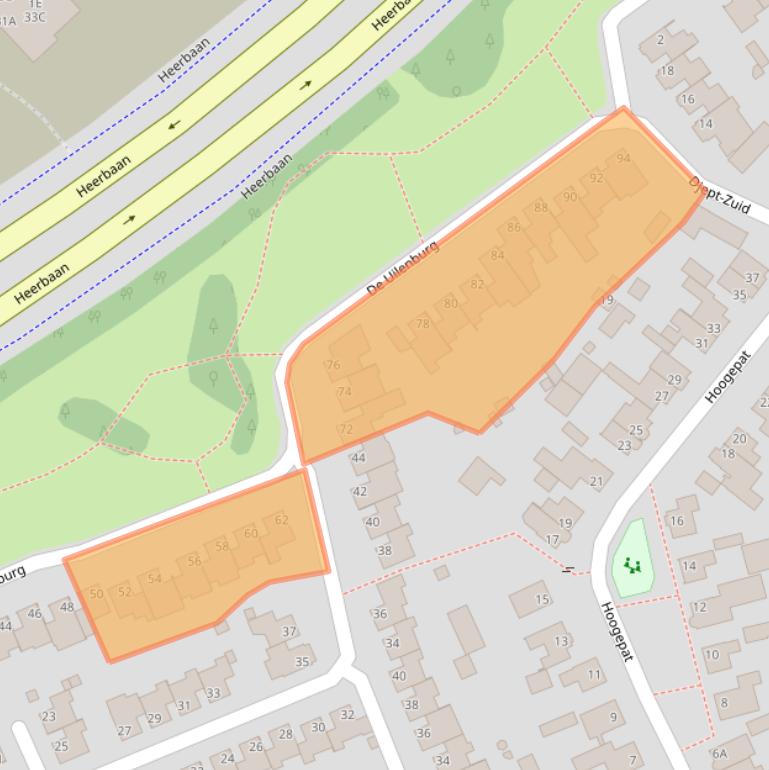 Kaart van postcodegebied 5502RL.