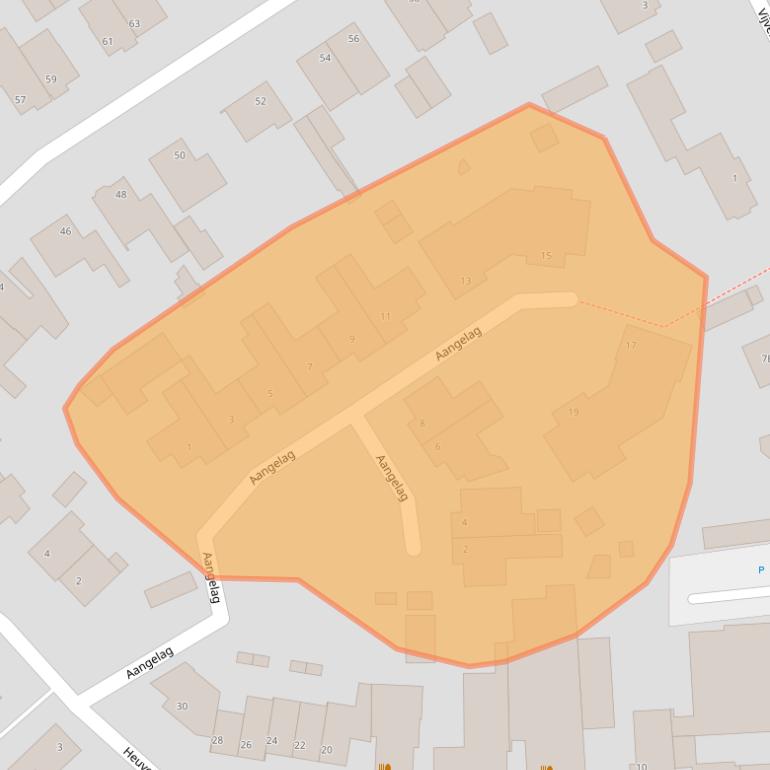 Kaart van postcodegebied 5502RT.
