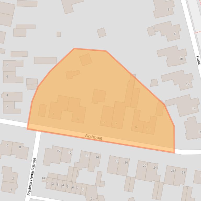 Kaart van postcodegebied 5502TA.