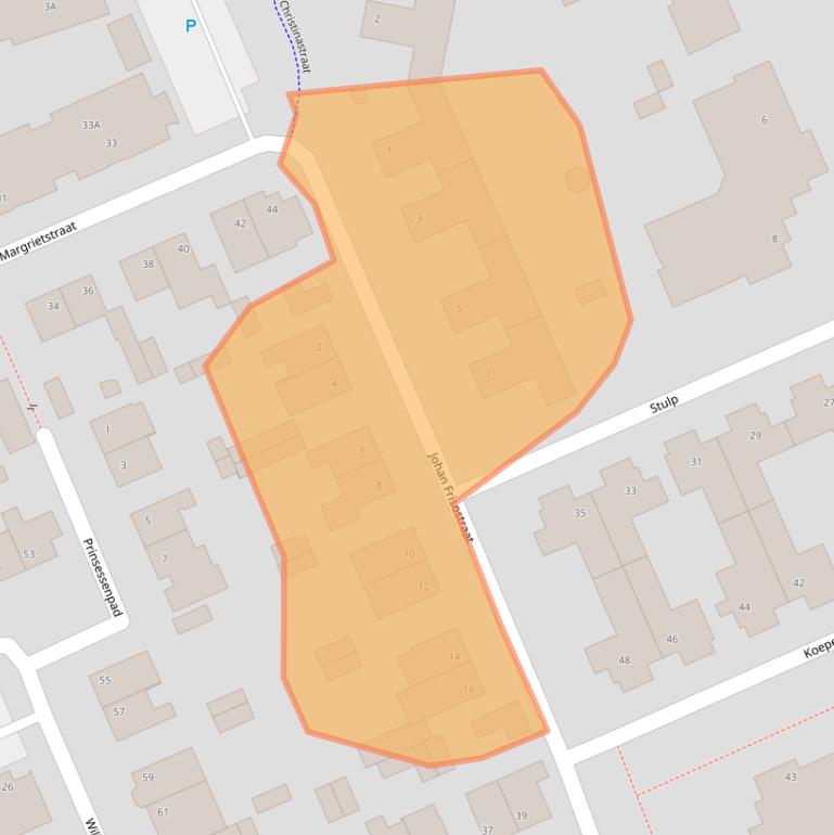 Kaart van postcodegebied 5502VH.