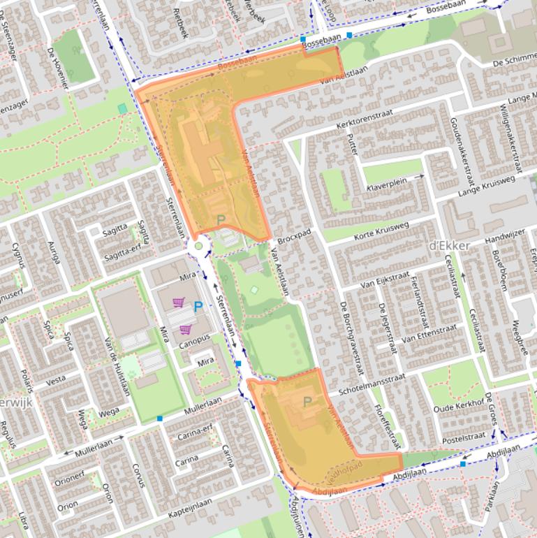 Kaart van postcodegebied 5503BG.