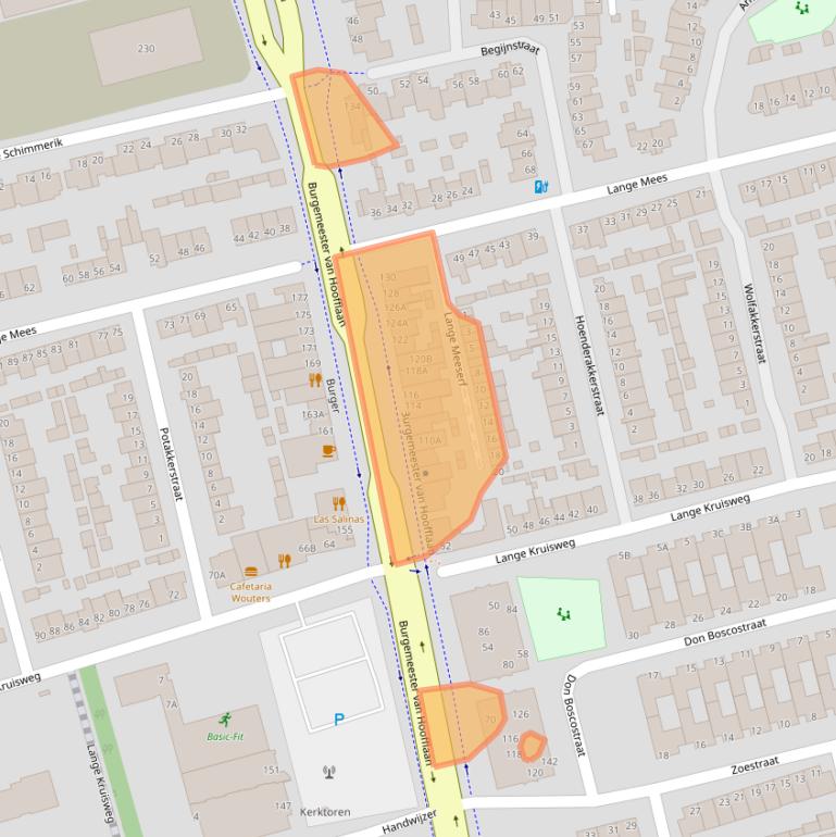 Kaart van postcodegebied 5503BR.