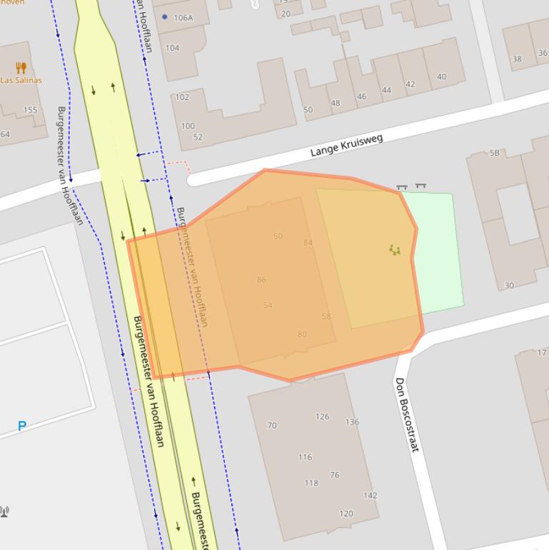 Kaart van postcodegebied 5503BT.