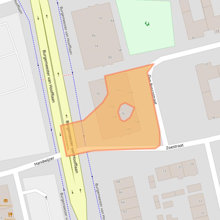 Kaart van postcodegebied 5503BV.