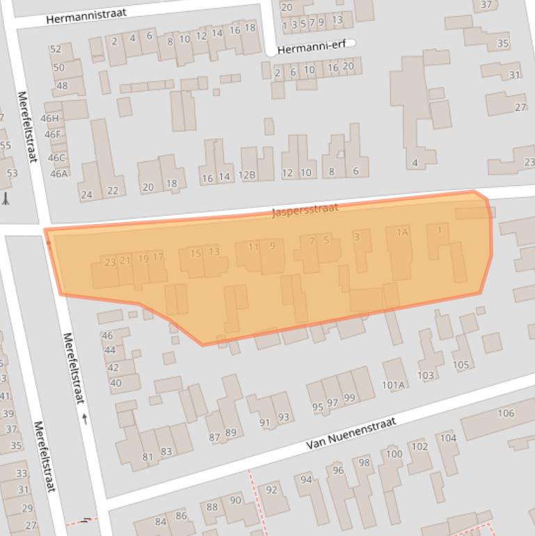 Kaart van postcodegebied 5503CH.