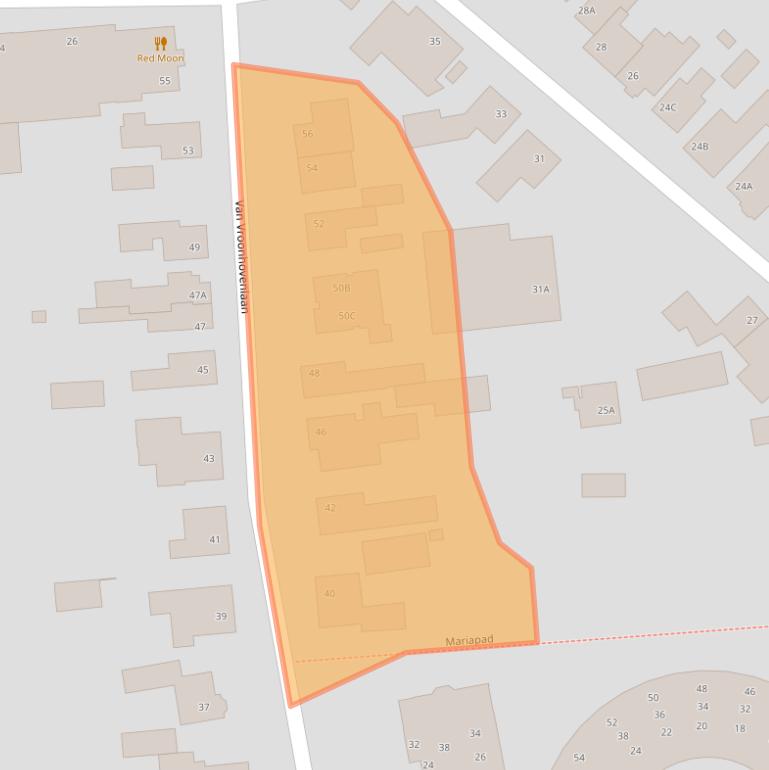 Kaart van postcodegebied 5503CR.