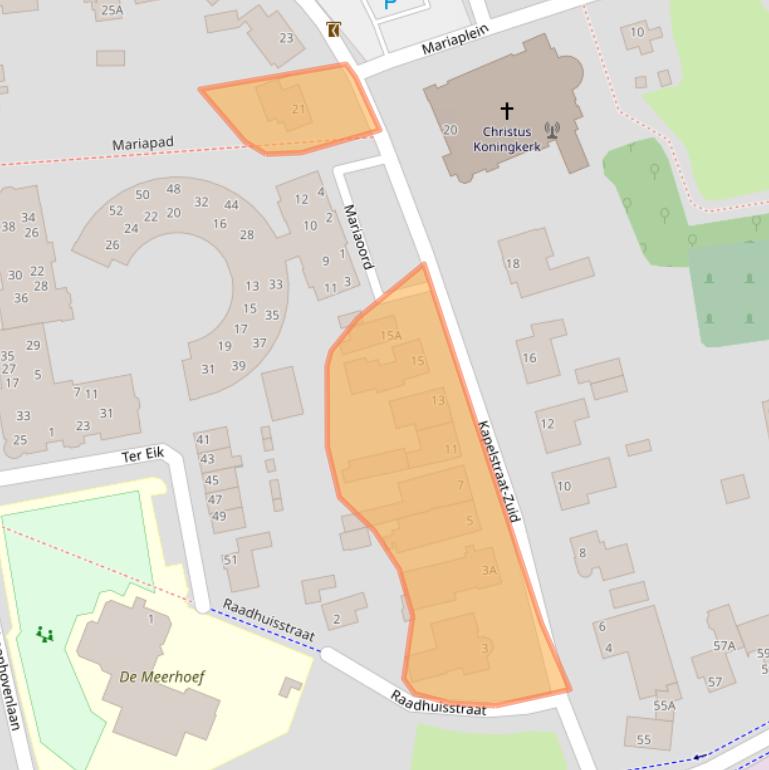 Kaart van postcodegebied 5503CT.