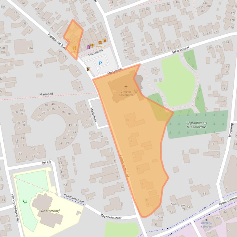 Kaart van postcodegebied 5503CW.