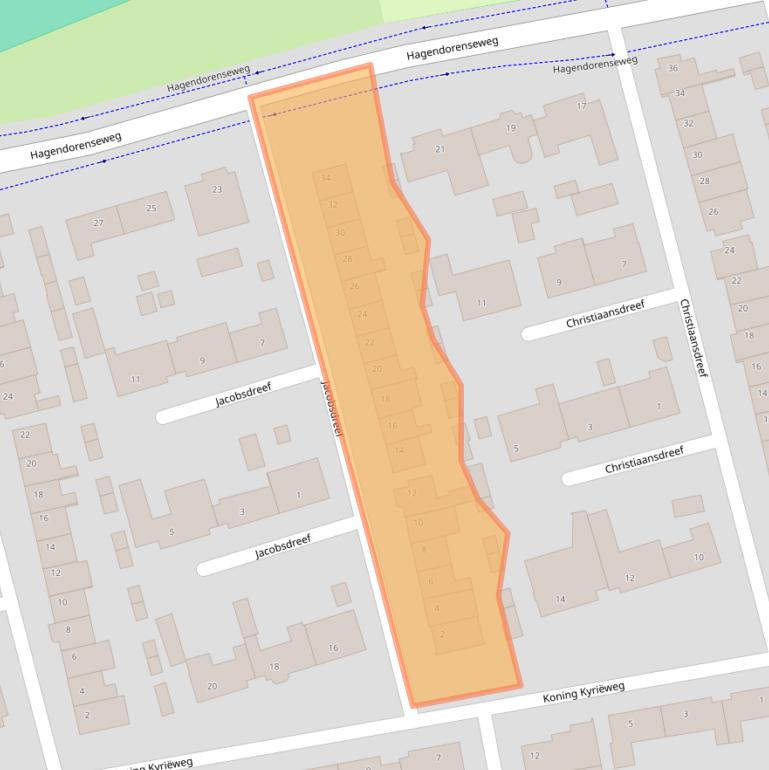 Kaart van postcodegebied 5503EH.