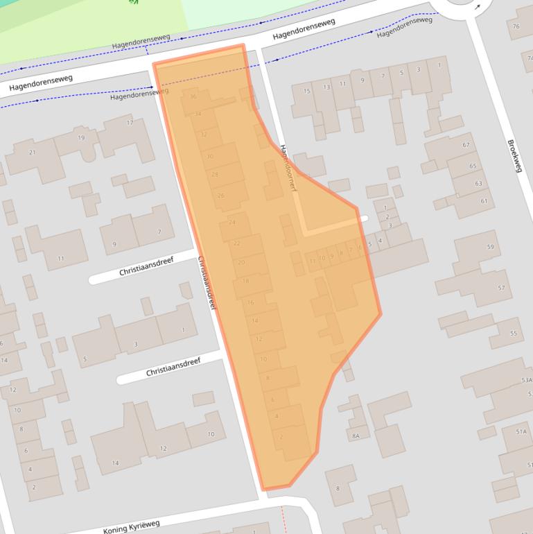 Kaart van postcodegebied 5503EK.
