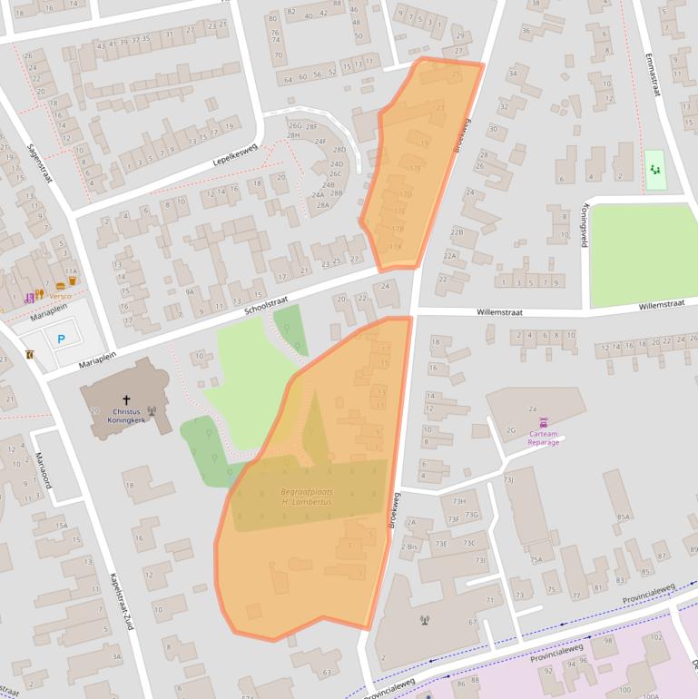 Kaart van postcodegebied 5503GA.