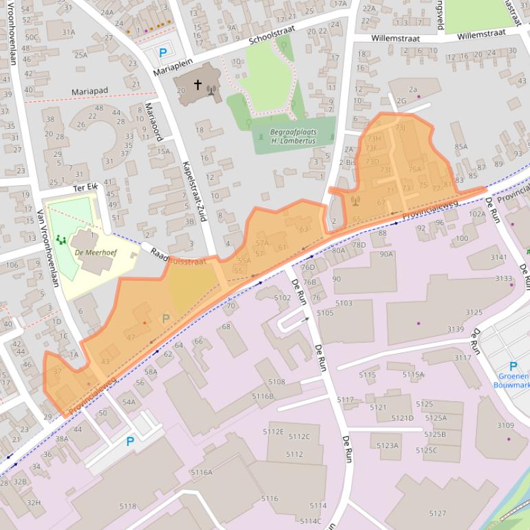 Kaart van postcodegebied 5503HB.