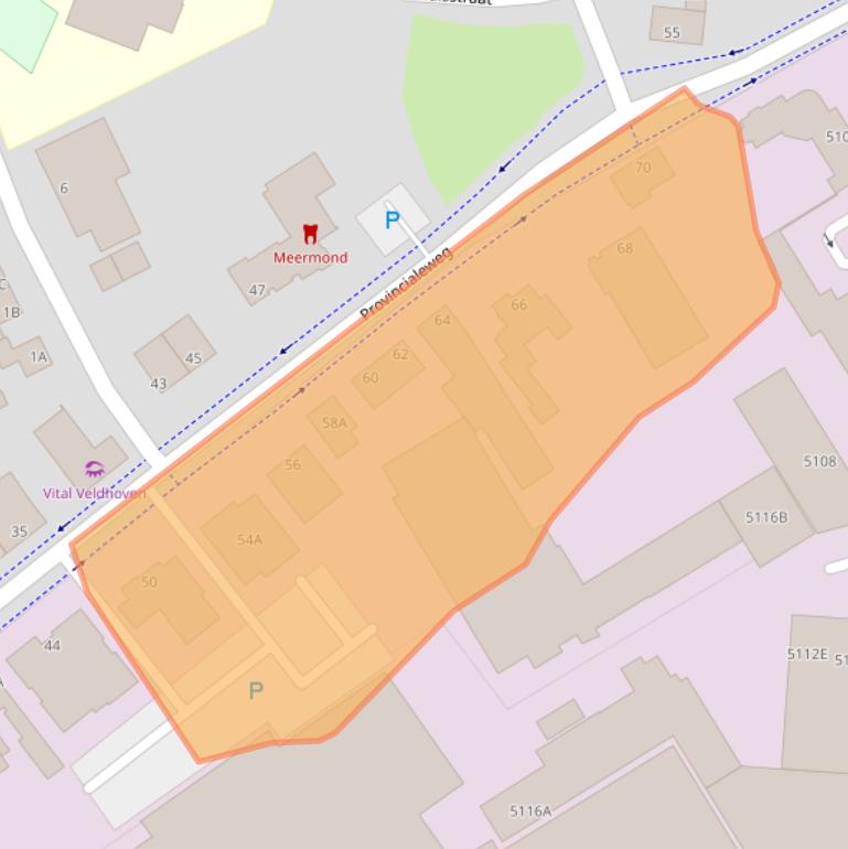 Kaart van postcodegebied 5503HH.