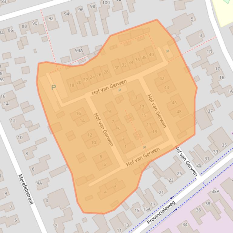 Kaart van postcodegebied 5503HL.