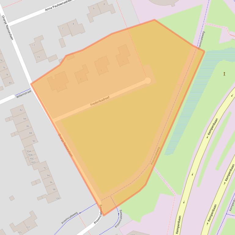 Kaart van postcodegebied 5503JV.