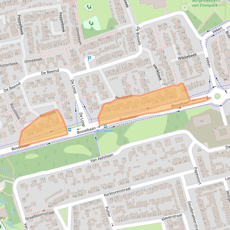 Kaart van postcodegebied 5503KA.