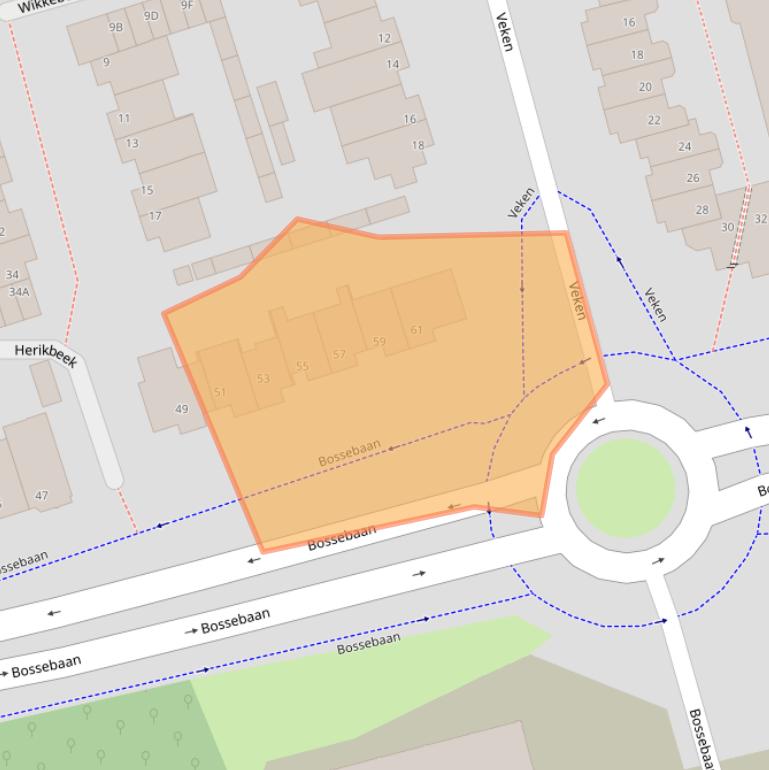 Kaart van postcodegebied 5503KB.