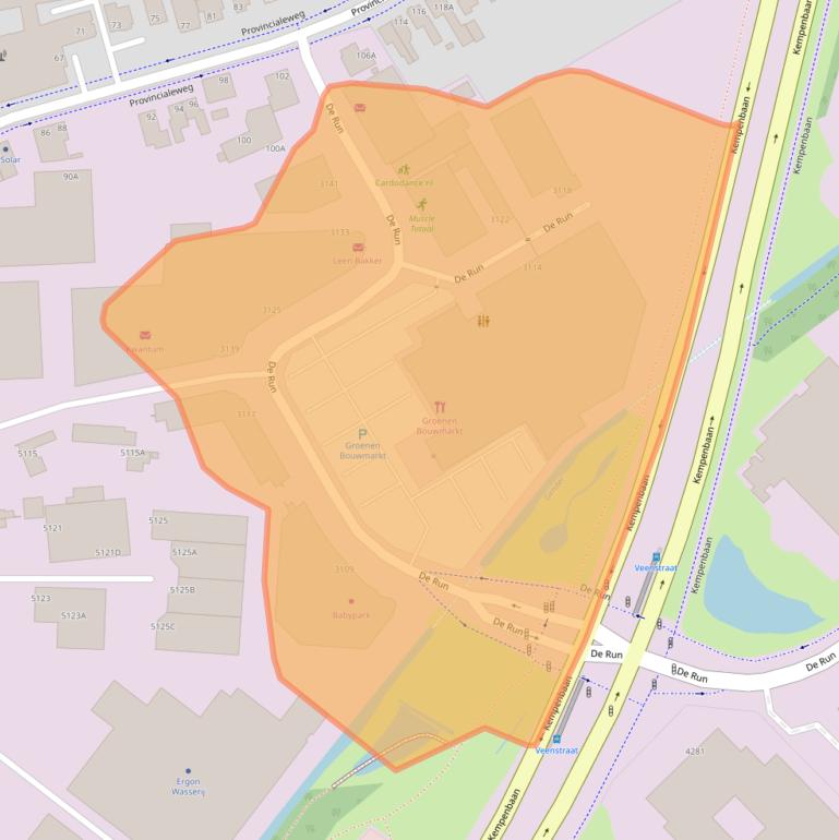 Kaart van postcodegebied 5503LH.