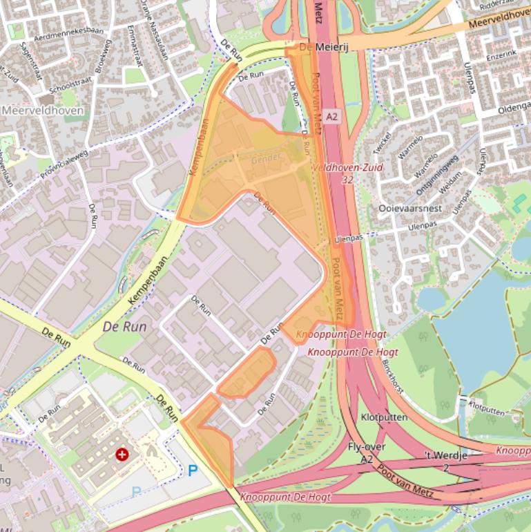 Kaart van postcodegebied 5503LL.