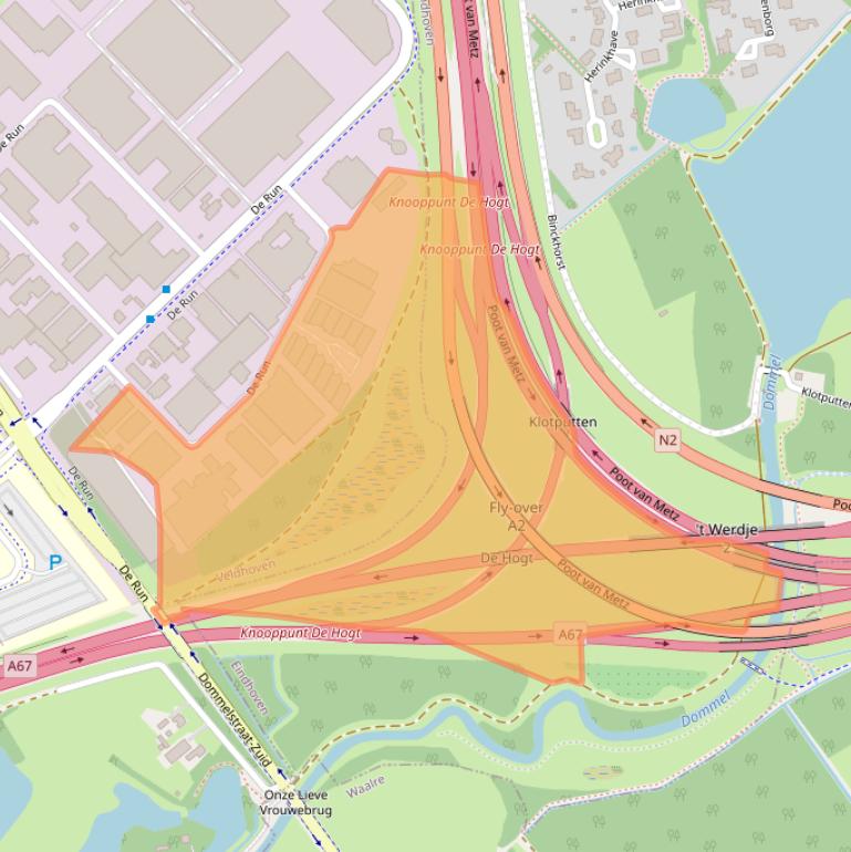 Kaart van postcodegebied 5503LN.