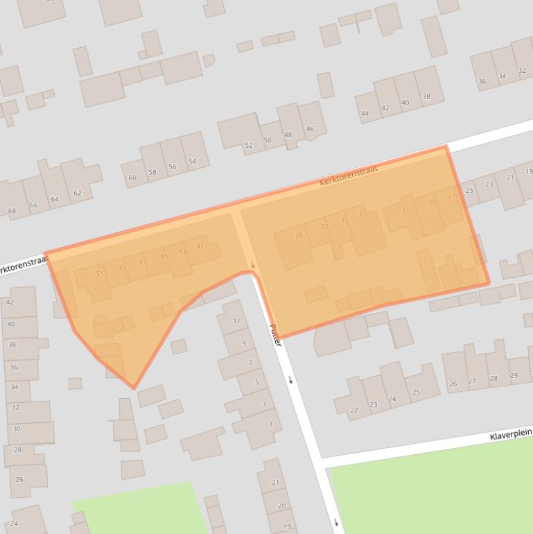 Kaart van postcodegebied 5503PB.