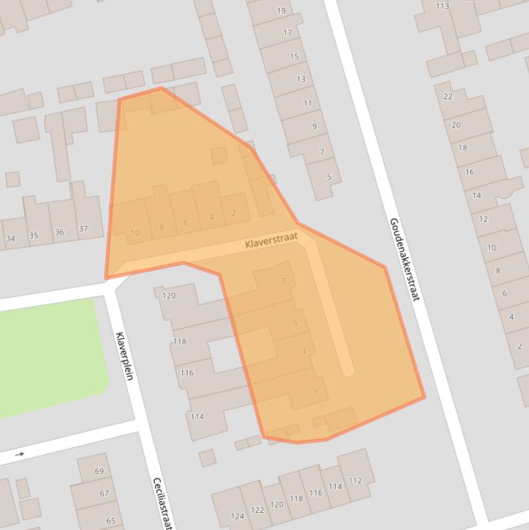 Kaart van postcodegebied 5503PG.